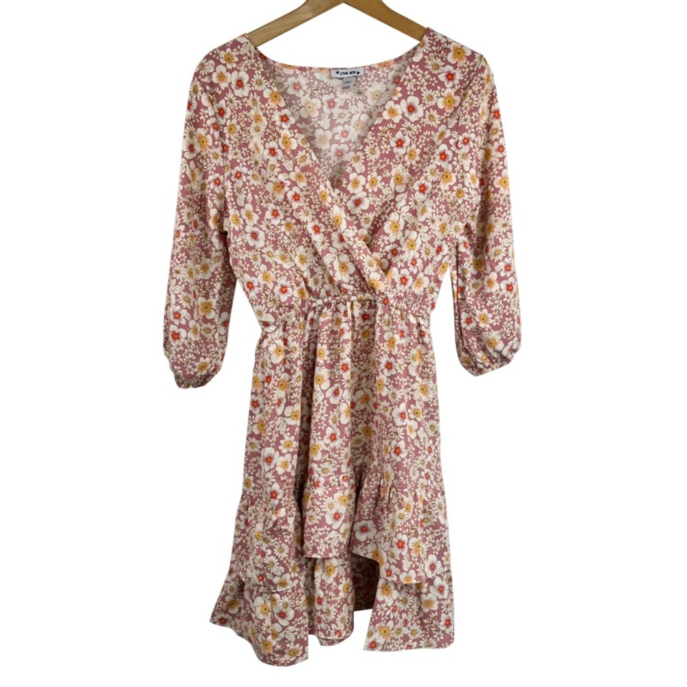 Love Ady Floral Ruffled Dress‎